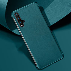 Coque Luxe Cuir Housse Etui R08 pour Huawei Nova 5 Pro Vert