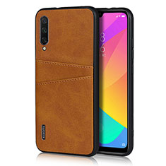 Coque Luxe Cuir Housse Etui R08 pour Xiaomi Mi A3 Orange