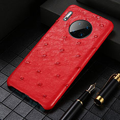 Coque Luxe Cuir Housse Etui S01 pour Huawei Mate 30 Pro Rouge