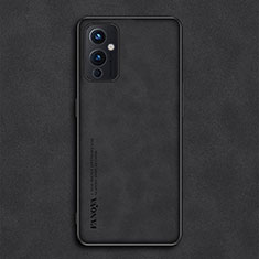 Coque Luxe Cuir Housse Etui S01 pour OnePlus 9 5G Noir