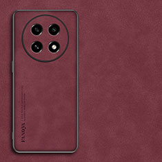 Coque Luxe Cuir Housse Etui S01 pour Oppo A2 Pro 5G Rouge