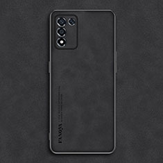 Coque Luxe Cuir Housse Etui S01 pour Oppo K9S 5G Noir