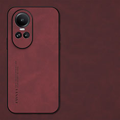 Coque Luxe Cuir Housse Etui S01 pour Oppo Reno10 Pro 5G Rouge