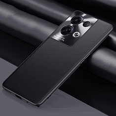 Coque Luxe Cuir Housse Etui S01 pour Oppo Reno8 Pro 5G Noir