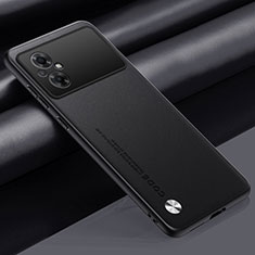 Coque Luxe Cuir Housse Etui S01 pour Xiaomi Poco M5 4G Noir