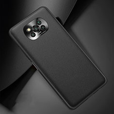 Coque Luxe Cuir Housse Etui S01 pour Xiaomi Poco X3 Pro Noir