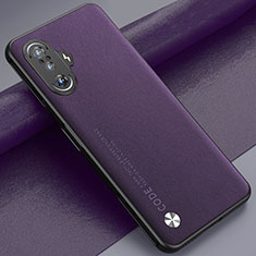 Coque Luxe Cuir Housse Etui S01 pour Xiaomi Redmi K40 Gaming 5G Violet