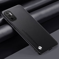 Coque Luxe Cuir Housse Etui S01 pour Xiaomi Redmi Note 10 5G Noir