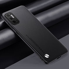 Coque Luxe Cuir Housse Etui S01 pour Xiaomi Redmi Note 10T 5G Noir