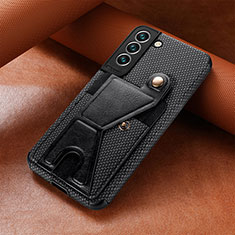 Coque Luxe Cuir Housse Etui S01D pour Samsung Galaxy S24 5G Noir