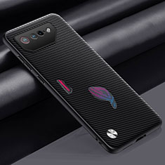 Coque Luxe Cuir Housse Etui S02 pour Asus ROG Phone 7 Gris Fonce