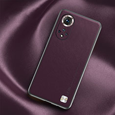 Coque Luxe Cuir Housse Etui S02 pour Huawei Honor 50 5G Violet