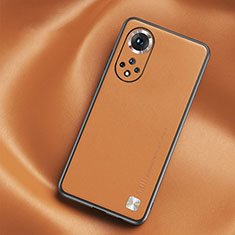 Coque Luxe Cuir Housse Etui S02 pour Huawei Honor 50 Pro 5G Orange