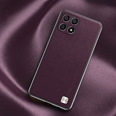 Coque Luxe Cuir Housse Etui S02 pour Huawei Honor X30i Violet