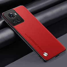 Coque Luxe Cuir Housse Etui S02 pour OnePlus 10R 5G Rouge