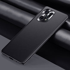 Coque Luxe Cuir Housse Etui S02 pour Oppo Find X5 5G Noir