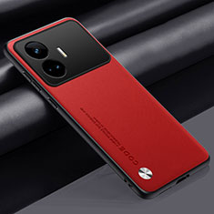 Coque Luxe Cuir Housse Etui S02 pour Realme GT Neo5 SE 5G Rouge