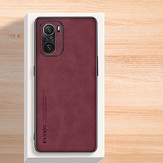 Coque Luxe Cuir Housse Etui S02 pour Xiaomi Mi 11i 5G Rouge