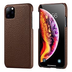 Coque Luxe Cuir Housse Etui S03 pour Apple iPhone 11 Pro Marron