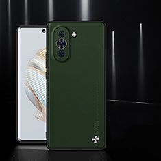 Coque Luxe Cuir Housse Etui S03 pour Huawei Nova 10 Vert