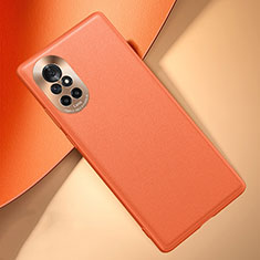 Coque Luxe Cuir Housse Etui S03 pour Huawei Nova 8 5G Orange