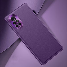 Coque Luxe Cuir Housse Etui S03 pour Huawei Nova 8 5G Violet
