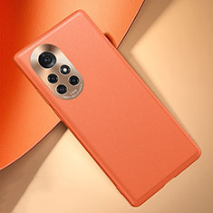 Coque Luxe Cuir Housse Etui S03 pour Huawei Nova 8 Pro 5G Orange
