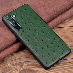 Coque Luxe Cuir Housse Etui S03 pour Oppo K7 5G Vert