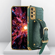 Coque Luxe Cuir Housse Etui S03 pour Samsung Galaxy A13 4G Vert