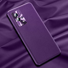 Coque Luxe Cuir Housse Etui S03 pour Vivo iQOO 8 5G Violet