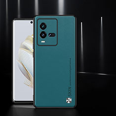 Coque Luxe Cuir Housse Etui S03 pour Vivo iQOO 9T 5G Cyan