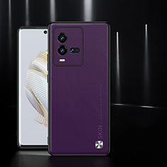 Coque Luxe Cuir Housse Etui S03 pour Vivo iQOO 9T 5G Violet