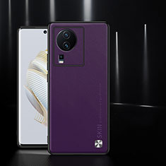 Coque Luxe Cuir Housse Etui S03 pour Vivo iQOO Neo7 5G Violet