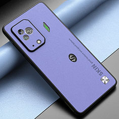 Coque Luxe Cuir Housse Etui S03 pour Xiaomi Black Shark 5 Pro 5G Violet Clair