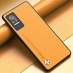 Coque Luxe Cuir Housse Etui S03 pour Xiaomi Civi 1S 5G Orange