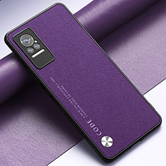 Coque Luxe Cuir Housse Etui S03 pour Xiaomi Civi 1S 5G Violet