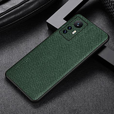 Coque Luxe Cuir Housse Etui S03 pour Xiaomi Mi 12 5G Vert