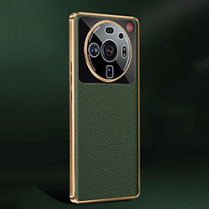 Coque Luxe Cuir Housse Etui S03 pour Xiaomi Mi 12 Ultra 5G Vert