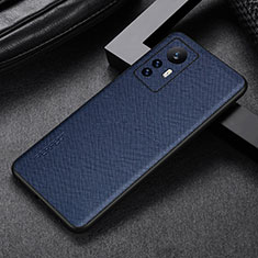 Coque Luxe Cuir Housse Etui S03 pour Xiaomi Mi 12X 5G Bleu