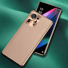 Coque Luxe Cuir Housse Etui S03 pour Xiaomi Mi Mix 4 5G Or