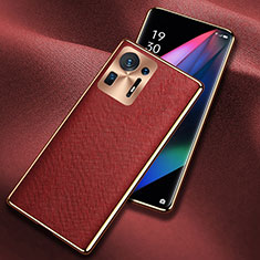 Coque Luxe Cuir Housse Etui S03 pour Xiaomi Mi Mix 4 5G Rouge