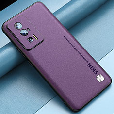 Coque Luxe Cuir Housse Etui S03 pour Xiaomi Redmi K60 Pro 5G Violet Clair