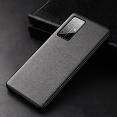 Coque Luxe Cuir Housse Etui S04 pour Huawei Honor 30S Noir