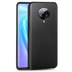 Coque Luxe Cuir Housse Etui S04 pour Vivo Nex 3 Noir