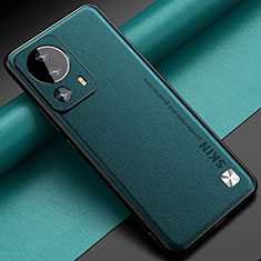 Coque Luxe Cuir Housse Etui S04 pour Xiaomi Civi 2 5G Vert