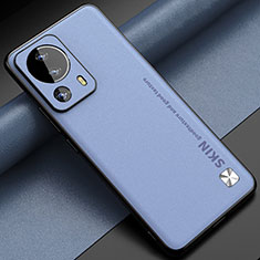 Coque Luxe Cuir Housse Etui S04 pour Xiaomi Mi 12 Lite NE 5G Gris Lavende