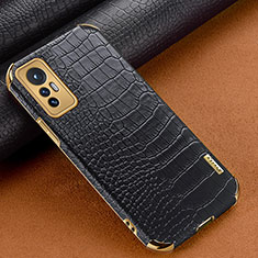 Coque Luxe Cuir Housse Etui S04 pour Xiaomi Mi 12 Pro 5G Noir