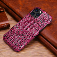 Coque Luxe Cuir Housse Etui S05 pour Apple iPhone 14 Pro Violet