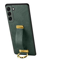 Coque Luxe Cuir Housse Etui S05 pour Samsung Galaxy S22 5G Vert