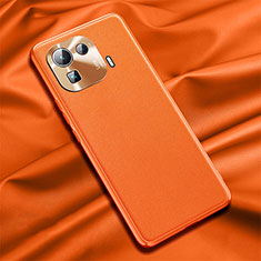 Coque Luxe Cuir Housse Etui S05 pour Xiaomi Mi 11 Pro 5G Orange